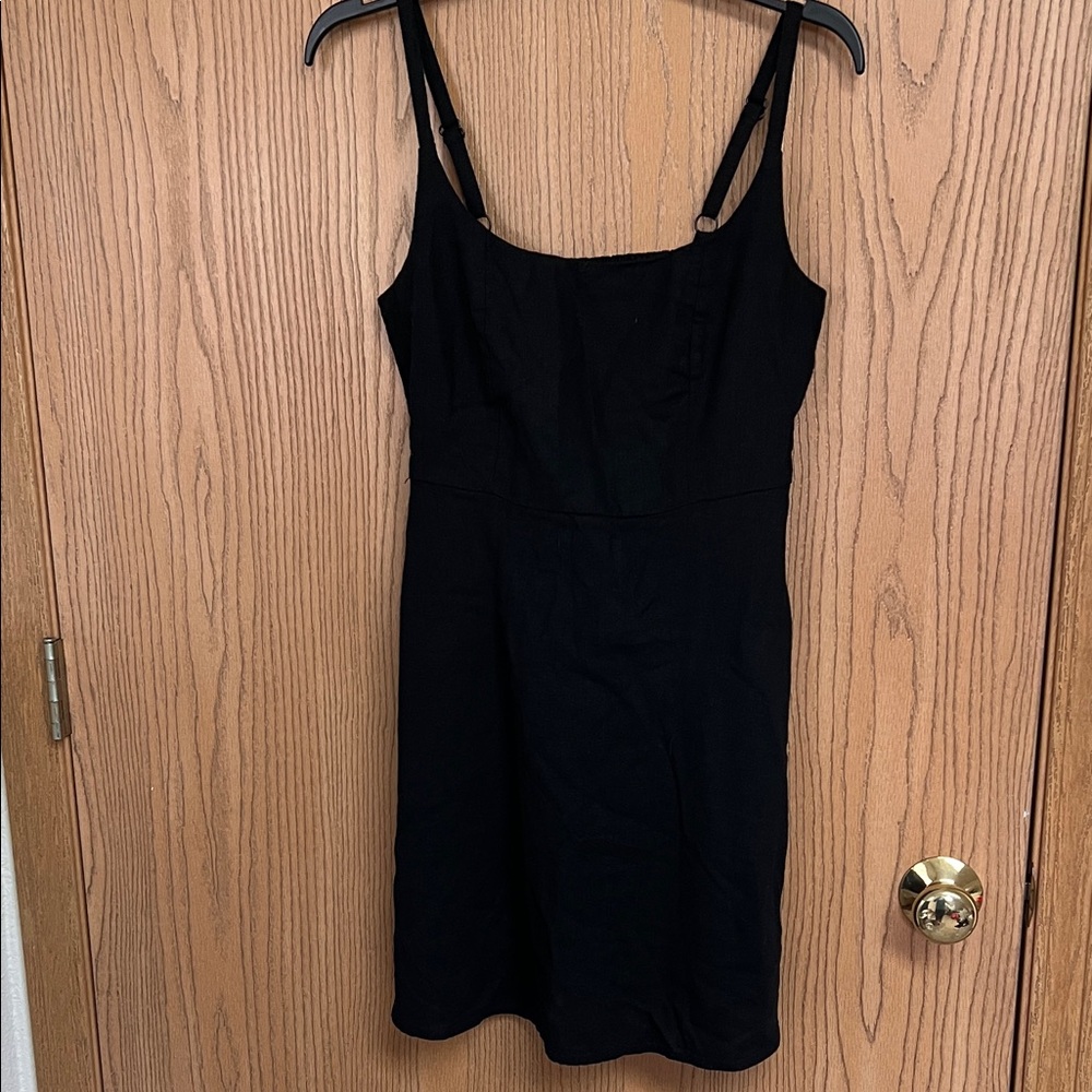 Cotton Black Dress